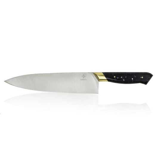 9 Inch Black Corian Chef Knife - Boldric