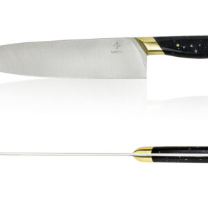 9 Inch Black Corian Chef Knife - Boldric