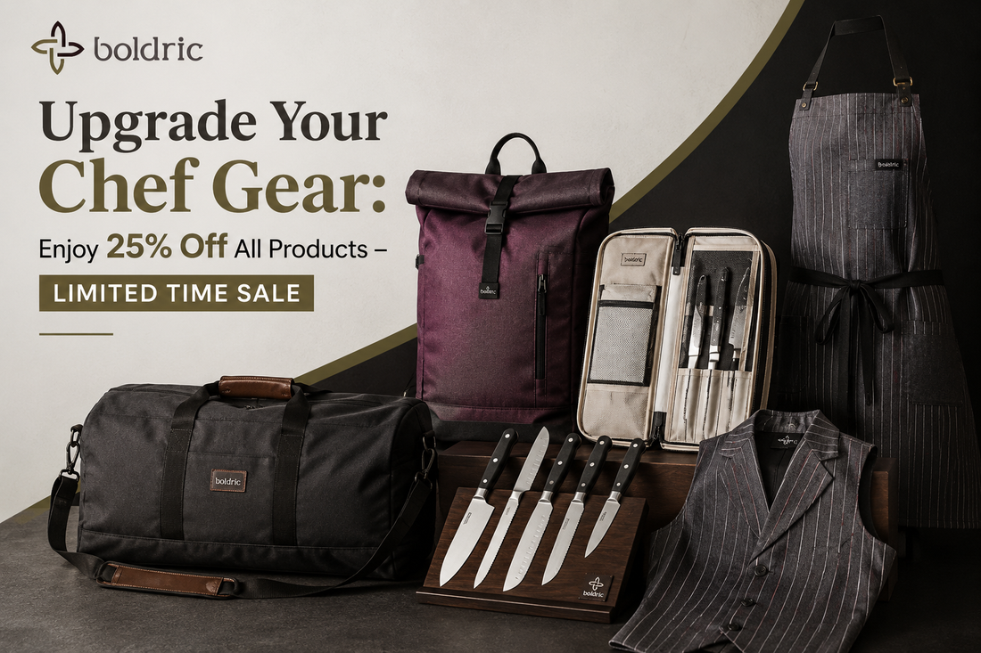 Upgrade Your Chef Gear: Enjoy 25% Off All Products – Limited Time Sale
