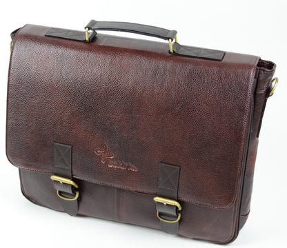 Leather Messenger Knife Bag