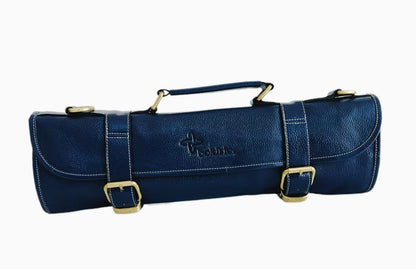 Leather 9 Pocket Knife Roll