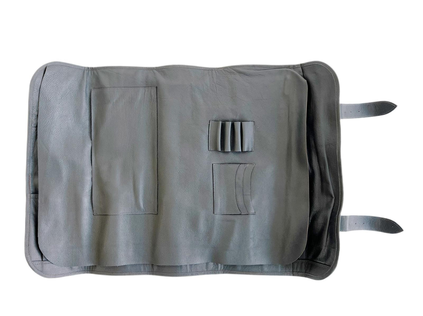 Leather 9 Pocket Knife Roll
