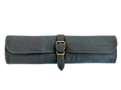 One Buckle Leather Knife Bag